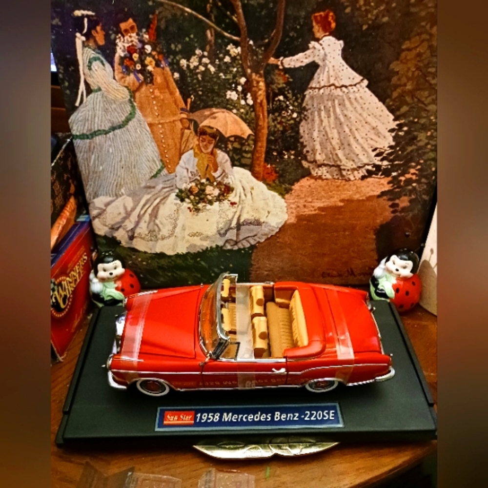 1958 Mercedes 220SE Coupe Vintage Car 🚘SUN STAR Like New! COLLECTIBLE.🚘